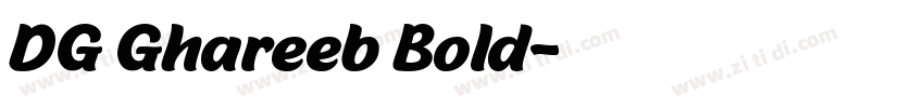 DG Ghareeb Bold字体转换